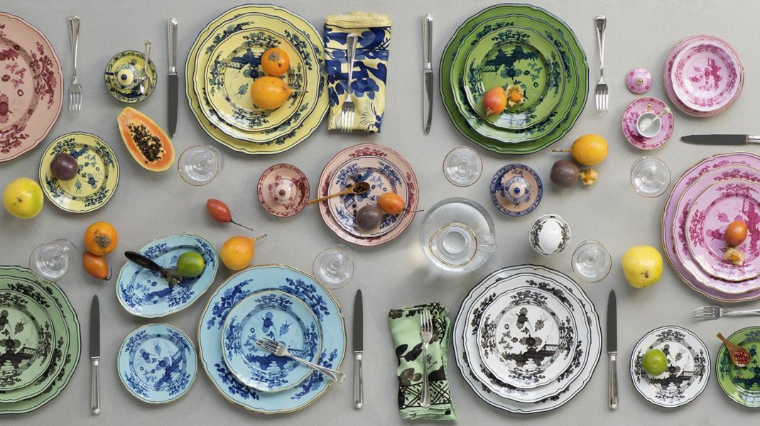 Ginori 1735 Oriente Italiano dinnerware collection