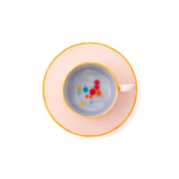 Coralla Maiuri, Gray, Coffee cup and saucer, straight