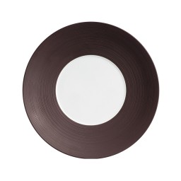 J.L Coquet, Hémisphère Sepia, 29cm plate