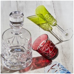 Cristallerie de Montbronn, Rome, Champagne flute, pastel green