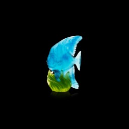 Daum, Maya sculptures, Medium Blue & Green Platax Fish