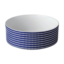 L'Objet, Perlée bleu, Deep bowl, large