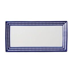 L'Objet, Perlée bleu, Rectangular platter