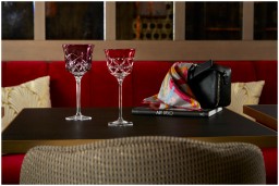 Cristallerie de Montbronn, Rome, White wine glass, light red