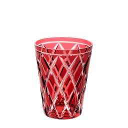 Cristallerie de Montbronn, Harlequin, Tumbler, light red