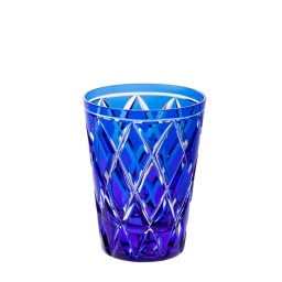 Cristallerie de Montbronn, Harlequin, Tumbler, dark blue