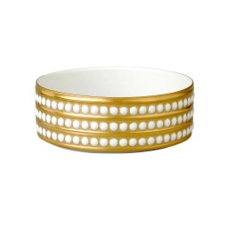 L'Objet, Perlée gold, Deep bowl, medium