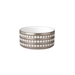 L'Objet, Perlée platinum, Deep bowl, small