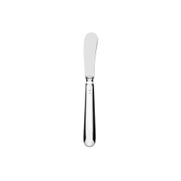 Schiavon, Essentia table accessories, silver plated, Edged rectangular butter dish with knife