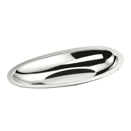 Schiavon, Essentia plates and bowls, silver plated, Asymmetric bowl