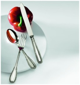 Schiavon, Impero cutlery, silver plated, Soft cheese knife