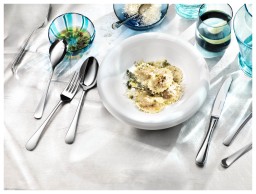 Robbe & Berking, Como flatware, stainless steel, Dessert spoon
