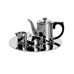 Robbe & Berking, Alta tea and coffee sets, silver plated, Mocha set, 4-pieces