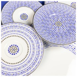 Robert Haviland & C. Parlon, Toscana Indigo, Bread and butter plate