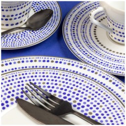 Robert Haviland & C. Parlon, Toscana Indigo, Dessert plate