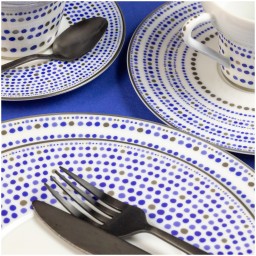 Robert Haviland & C. Parlon, Toscana Indigo, Dinner plate