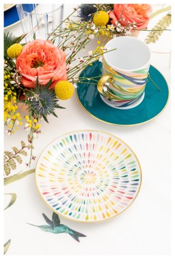 Robert Haviland & C. Parlon, Garden Party, Bread & butter plate