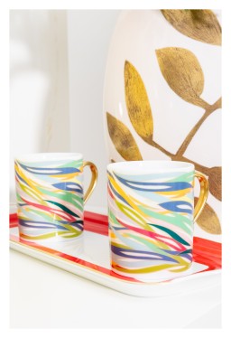 Robert Haviland & C. Parlon, Garden Party, Mug & saucer