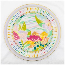 Robert Haviland & C. Parlon, Garden Party, Dessert plate