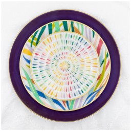 Robert Haviland & C. Parlon, Garden Party, Dessert plate