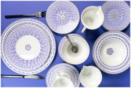 Robert Haviland & C. Parlon, Toscana Indigo, Oval platter, large