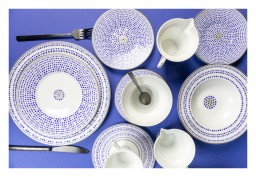 Robert Haviland & C. Parlon, Toscana Indigo, Chinese rice bowl