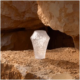 Lalique, Caldera collection, Vase medium, clear
