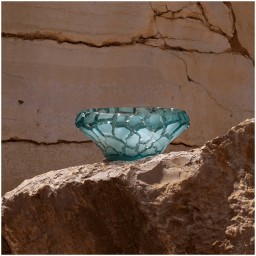 Lalique, Caldera collection, Bowl, blue