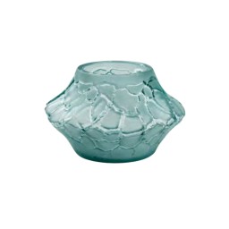 Lalique, Caldera collection, Vase small, blue