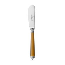 Alain Saint-Joanis, Marbella Dark Horn, silver plated, Butter spreader