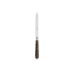 Alain Saint-Joanis, Mistral Black, silver plated, Dessert knife
