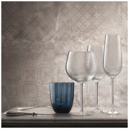 Nason Moretti, Tolomeo glasses, Flute glass, torse
