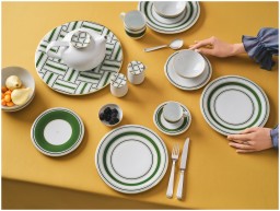 Fürstenberg, Fluen heritage green, Dinner plate