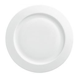 Fürstenberg, Datum white, Dinner plate with rim