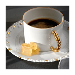 L'Objet, Haas Mojave Gold, Espresso cup and saucer