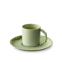 L'Objet, Haas Mojave Matcha, Espresso cup and saucer