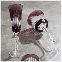 Cristallerie de Montbronn, Chartres, Red wine glass