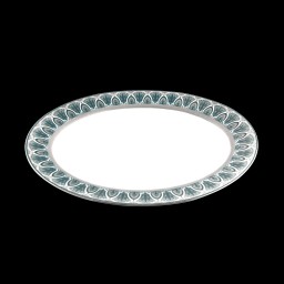 Haviland, Rêves du Nil Platinum, Oval dish