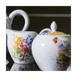 Bernardaud, Les Bouquets de Fleurs - Marc Chagall, Sugar bowl