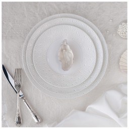 Bernardaud, Ecume Perle, Salad plate