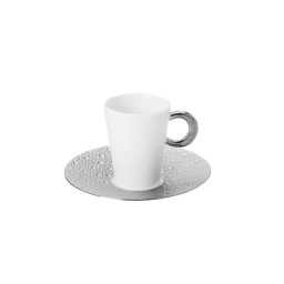 Bernardaud, Ecume Platinum, Expresso cup & saucer