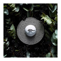 Bernardaud, Ecume Platinum, Sugar bowl