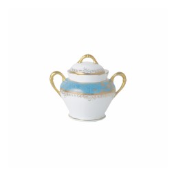 Bernardaud, Eden turquoise, Sugar bowl