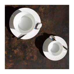 Bernardaud, Twist White, Sugar bowl