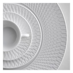 Bernardaud, Twist White, Sugar bowl
