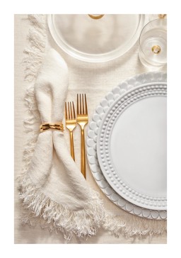 L'Objet, Napkin Jewels, Three-ring Napkin rings, set of 4
