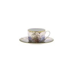 Haviland, Le Brésil, Cappuccino cup and saucer