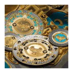 Versace, Prestige Gala Blue, Espresso cup and saucer