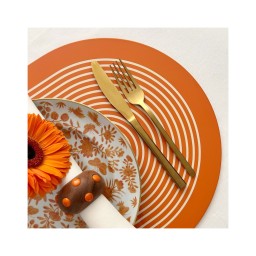 Von Gern Home, Candy napkin rings, Dot napkin ring, orange