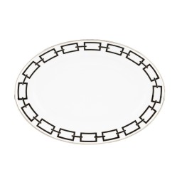 Ginori 1735, Catene Nero, Oval platter, medium